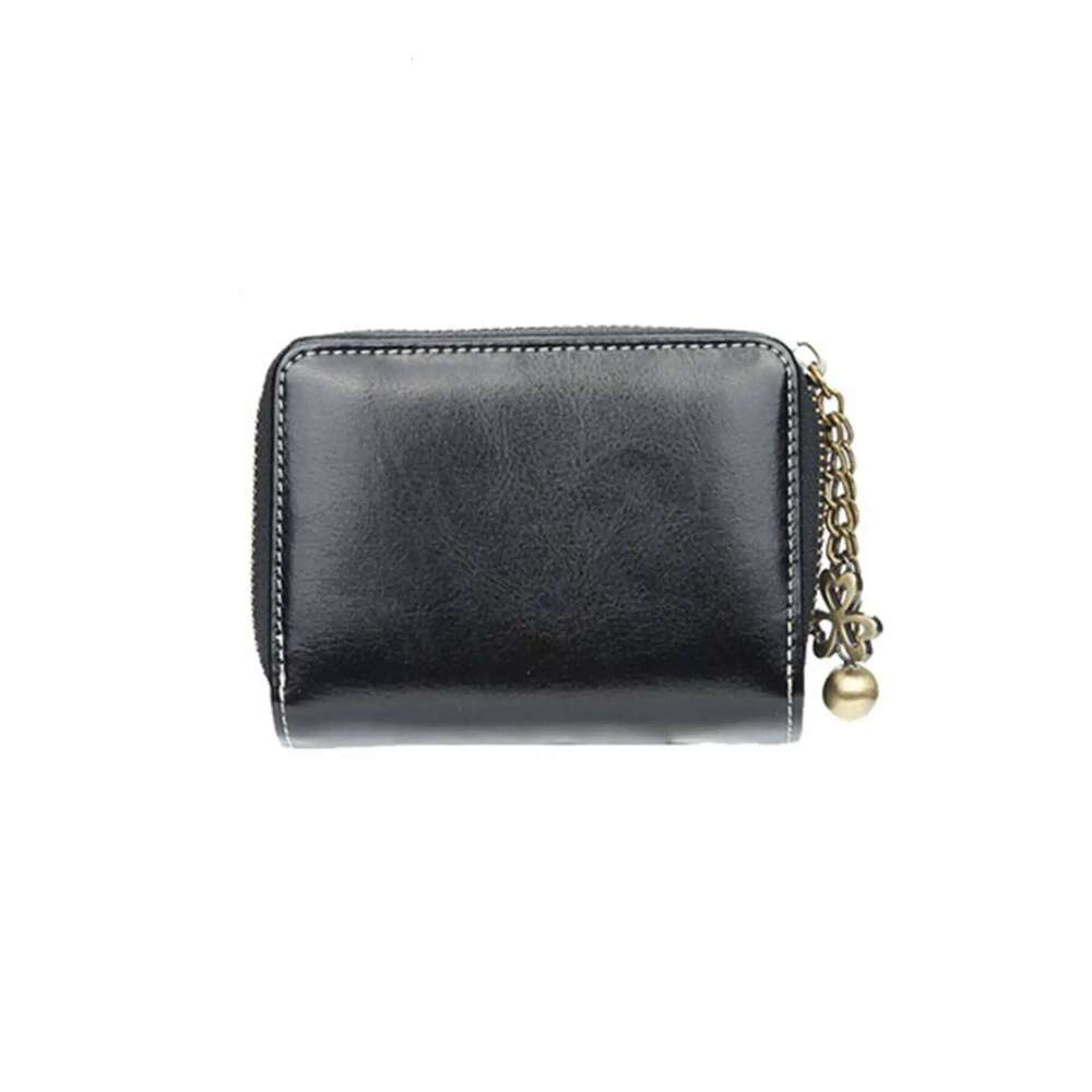 Women's short European and American fashion buckle wallet zipper coin purse C260304