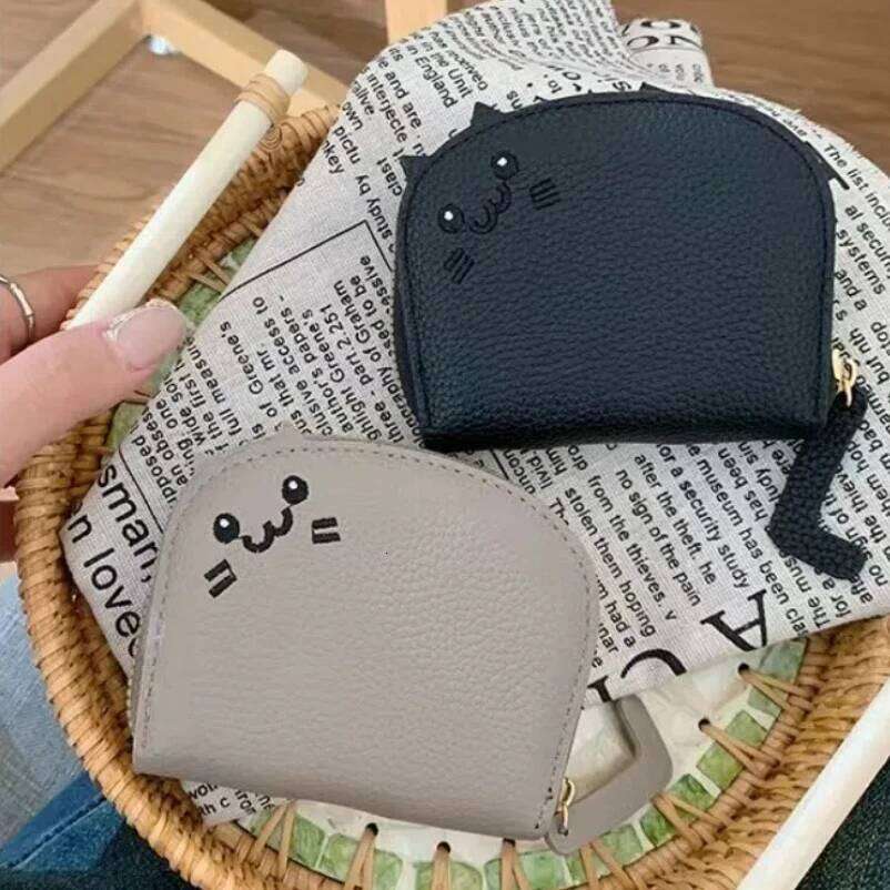 Cute cat style card bag New lady compact online celebrity cute multi-card advanced cartoon coin purse C260304