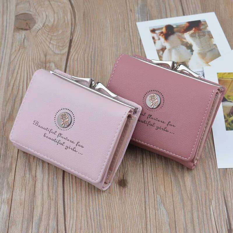 Small Women Short Women's Wallet Card Holder Girls Mini Woman Fashion Lady Coin Purse for Female Clutch Bag C260304