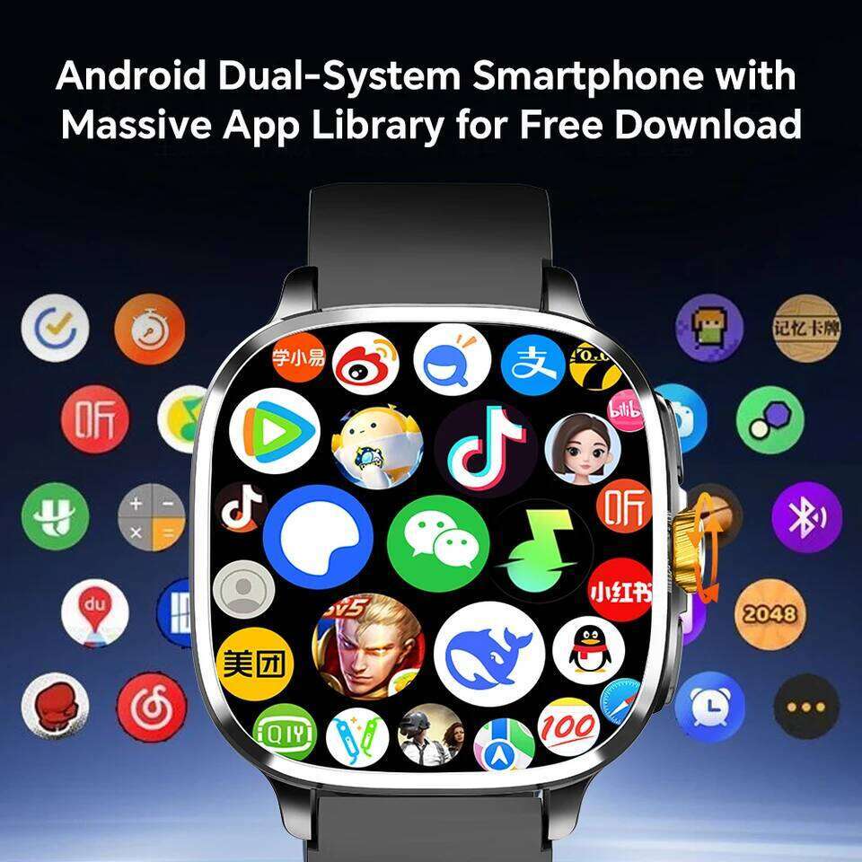 New Android 13.0 Cellular Version Smart Watch 5G LTE Smartwatch With 2.4inch Amoled Screen Sim Card Slot Google Play Store GPS 26H0304