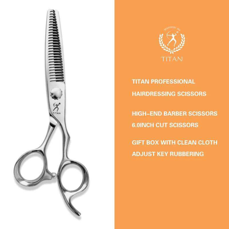 TITAN professional hairdresser barber tools salon cutting thinning shears 6inch hair scissors H260303
