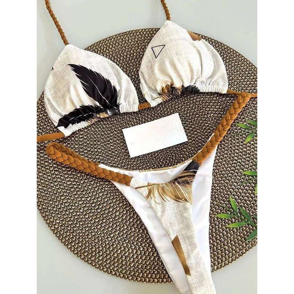 High Waist Swimsuit Sexy Thong Bikini Set Zebra Print Brazilian Swimwear 2025 New Biquini Swim Bathing Suits Women Y260303