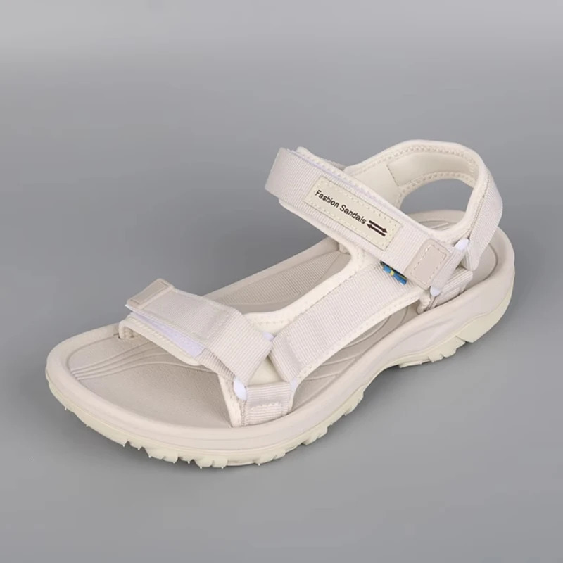 Womens Summer Sports Sandals Breathable Open-Toe Beach Walking Shoes Lightweight Comfortable Flat Sandals for Outdoor Travel 260303