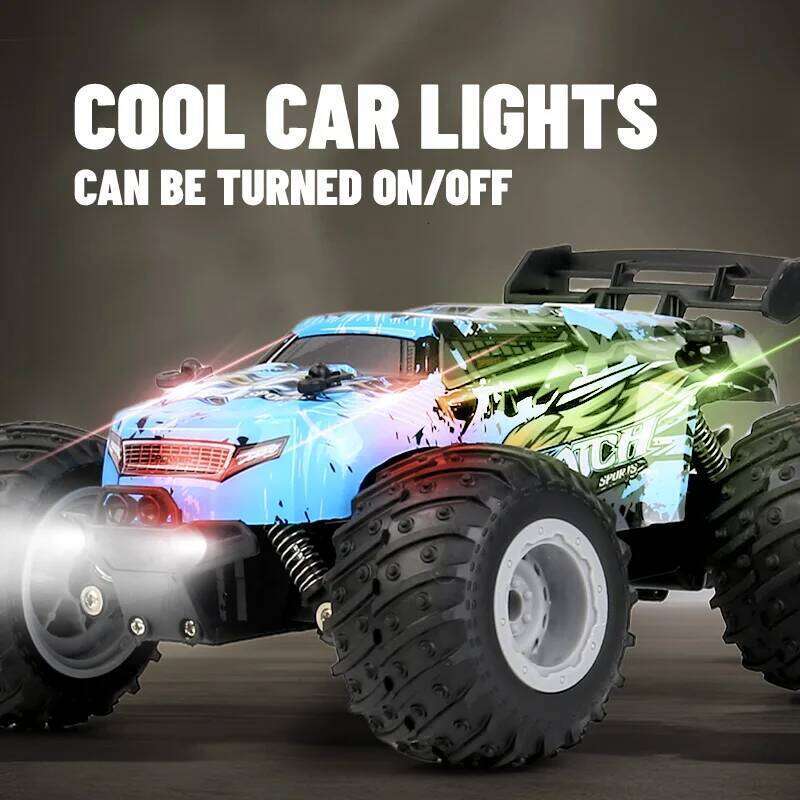 New drift off-road climbing big foot light remote control RC racing car, boys' toy Z260303