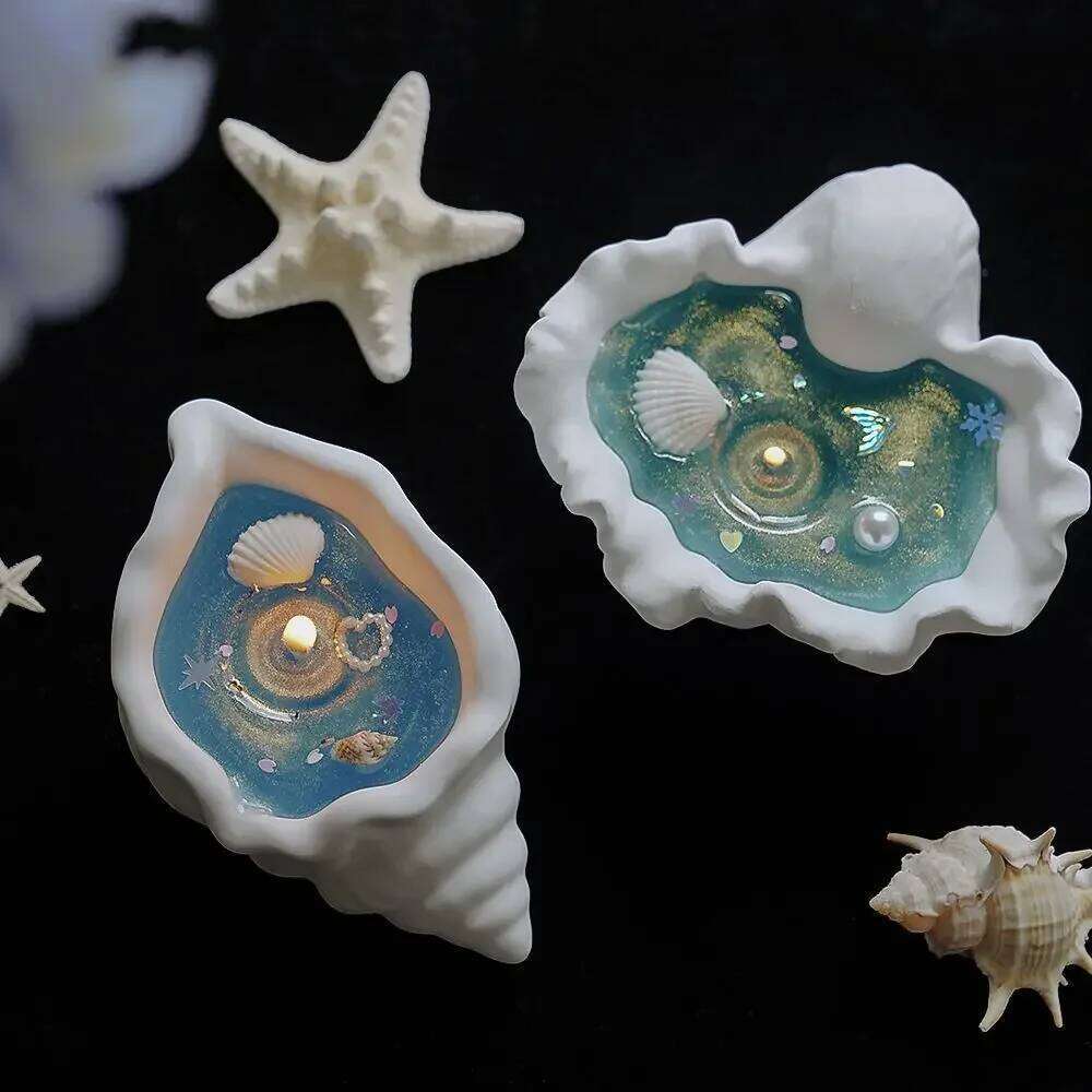 Conch Aromatherapy Candle Creative Decorative Party Supplies Home Decoration Handmade Creativity Ocean Ornament Shell Gift W260304