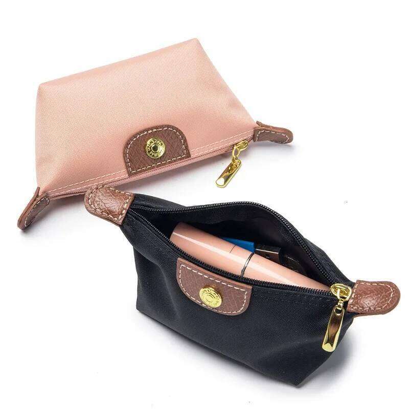Mini Exquisite Coin Purse Portable Nylon Lipstick Earphone Cosmetic Bag Makeup Case Female Travel Storage Women C260304
