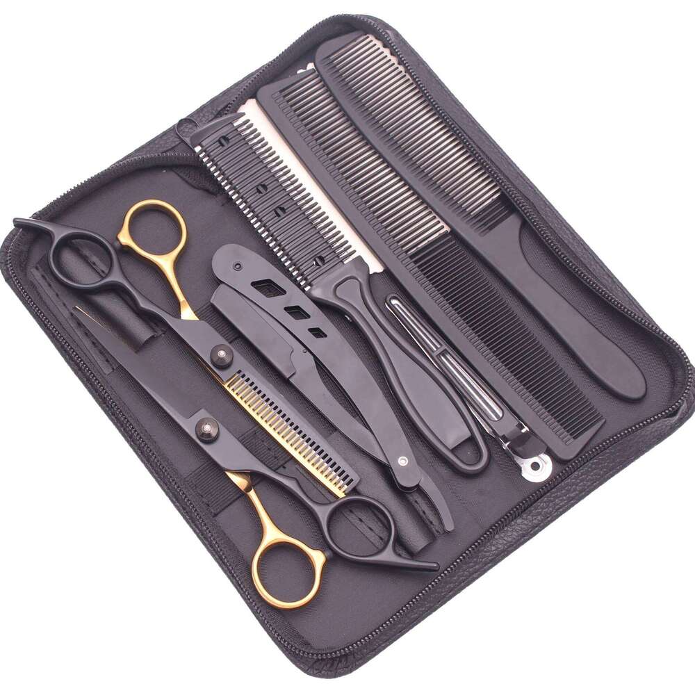 6.0'' Inches Hair Scissors Professional Cutting Shears Thinning Hairdressing Haircut Set Salon Barber & Home Japanese Steel 1001 H260303