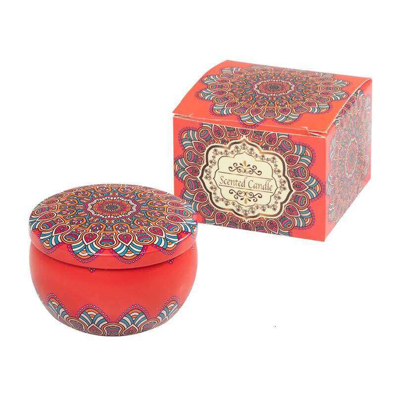 Retro Style Canned Soy Wax Candles for Daily Use Wedding and Birthday Gifts Home Decoration W260304