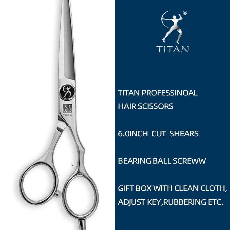 Titan Professional hair 5.5inch 6.0inch barber cutting thinning scissors H260303