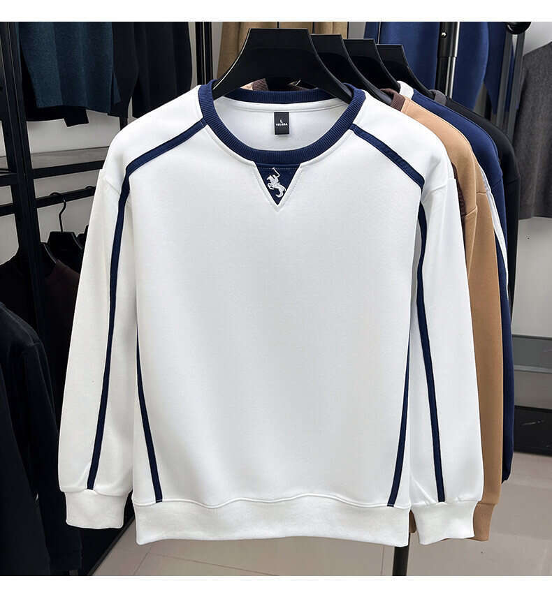 Trendy American Style New Men's Long Sleeve Fashionable Personality Sweatshirt T-Shirt Sports Base Shirt Casual Luanyun
