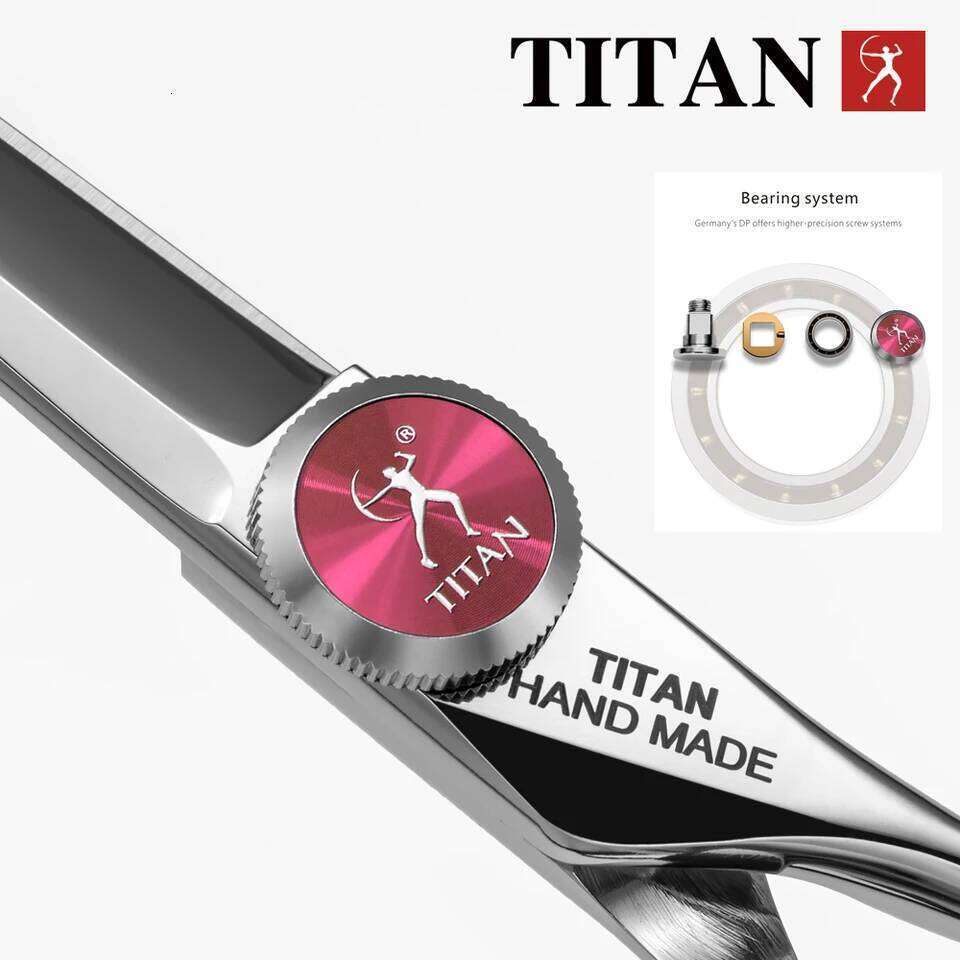 TITAN professional hairdresser barber scissors hair cutting thinning set of 5.5/6.0/6.5.7.0inch japan440c steel H260303