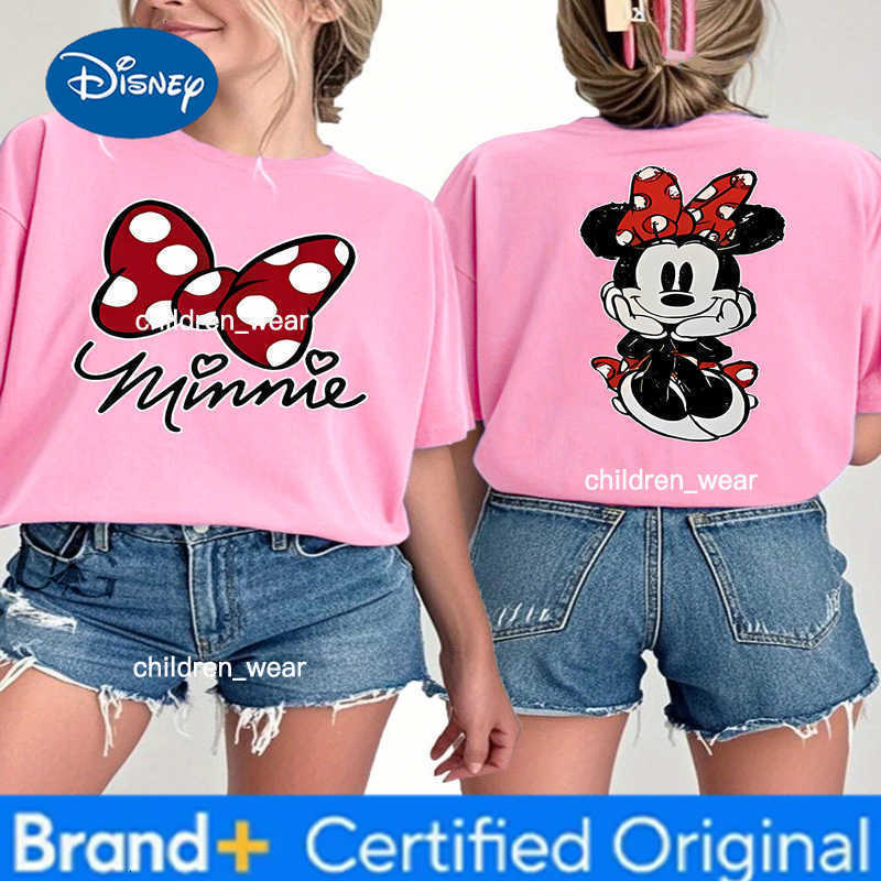 Disney NewModel Minnie T shirt Year round clothing personality Clothes Plus Size Unisex high quality Y2k Couples Classic soft H260304