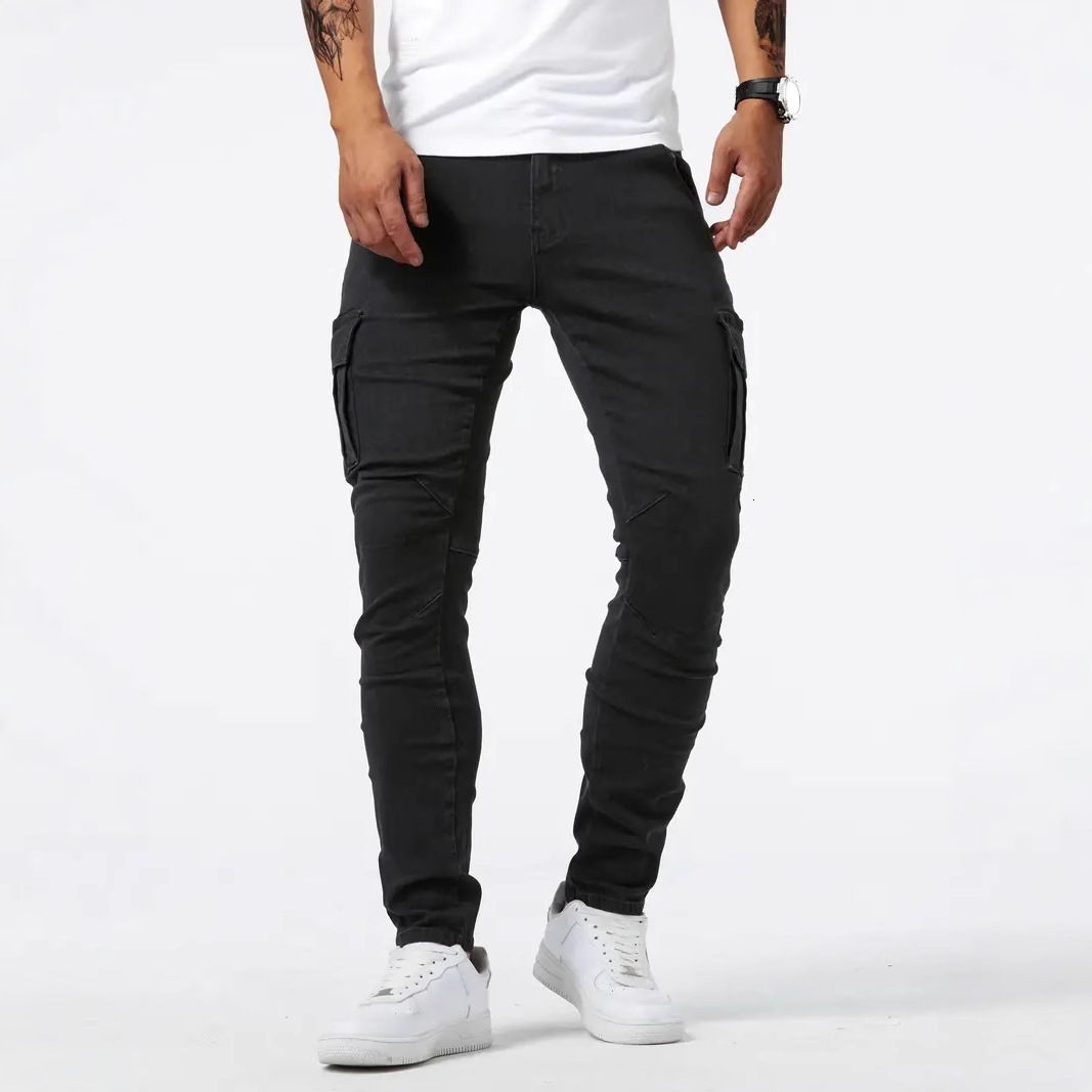 Men's Workwear Casual Pants For Foreign Trade Men's Denim Workwear Pants For And Men's Multi-pocket Pants Designer Pants Labor Protection Pants
