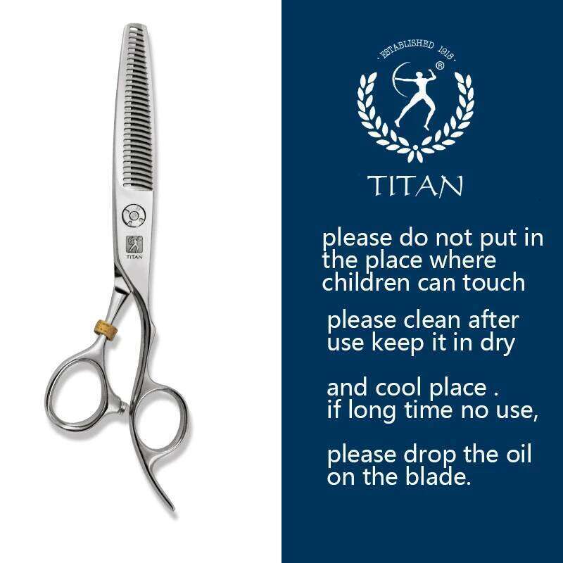 TITAN Professional Hairdressing Barber Scissors cutting thinning scissors hair shear 6inch 6.5inch Japan 440C steel H260303