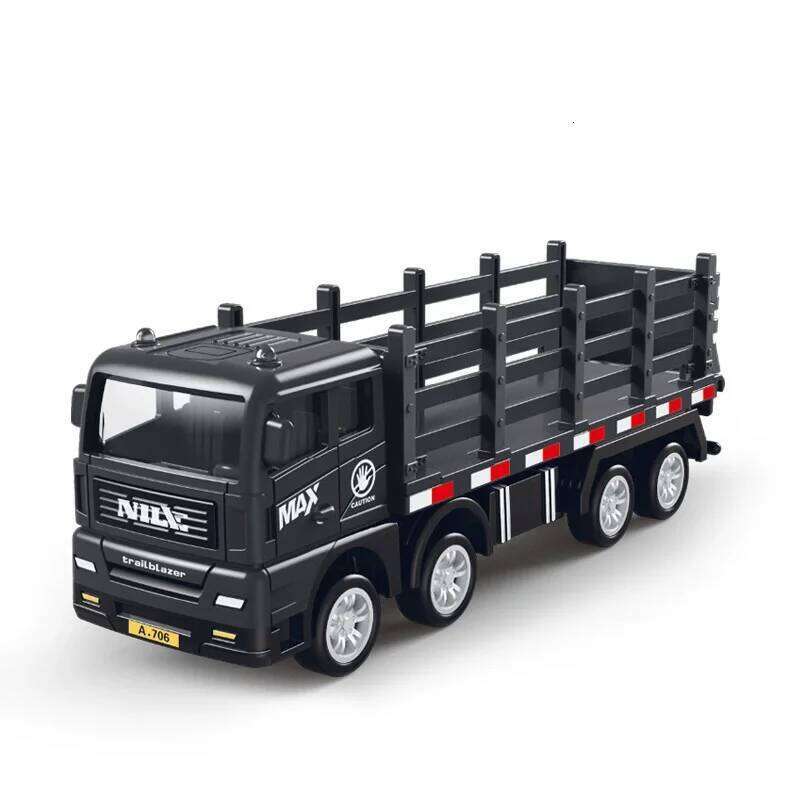 Simulation Transporter Container Truck Freight Vehicle Children Kids Pull Back Car Model Educational Toys for Boy Game Gift Z260303