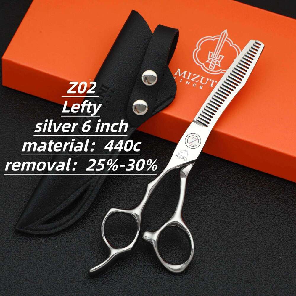 professional 6.0inch left handed cutting shears barber hairdressing scissors H260303