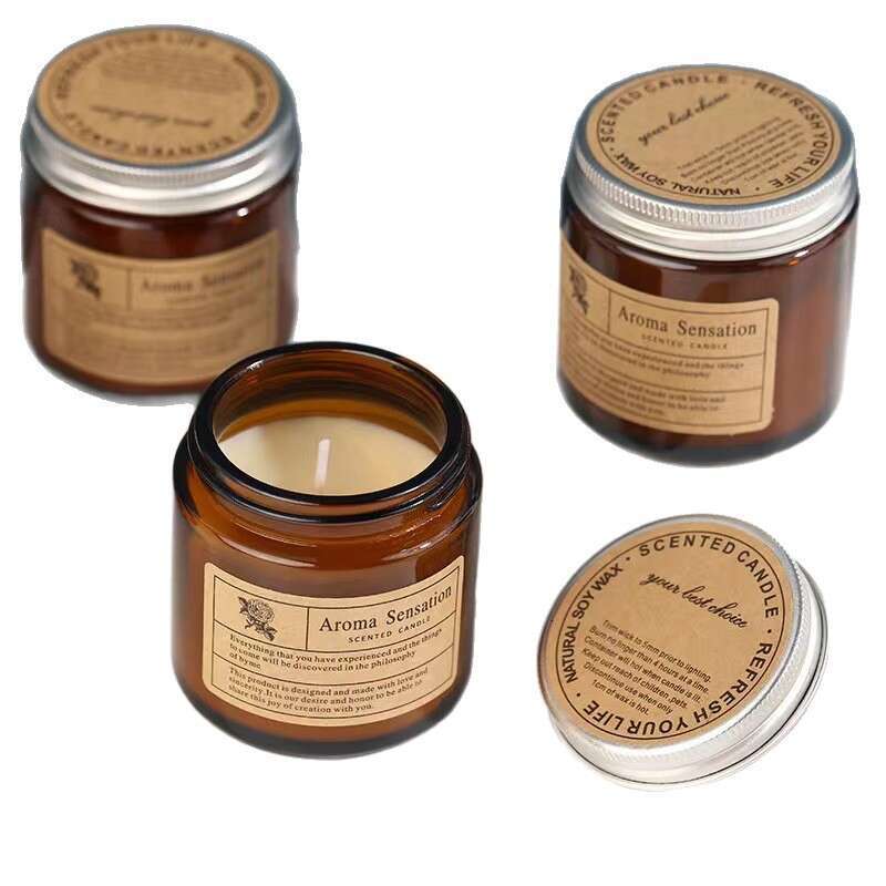 Handmade Soy Wax Scented Candle Smokeless Fragrance Creative Gift Wholesale Air Freshener Light Scent W260304