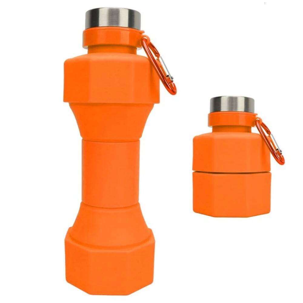Outdoor Bottles 650ml Cup, Portable Water Bottle Travel Foldable Sport Accessories for Cycling Running S260303