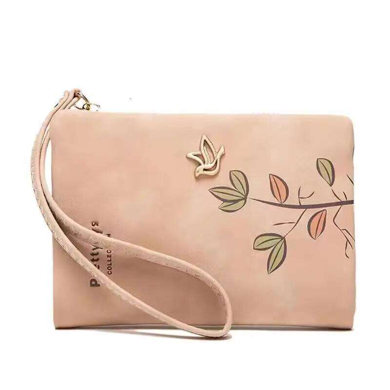 New women's portable short wallet frosted retro cute cartoon printing hardware bird fashion versatile multi-functional student C C260304