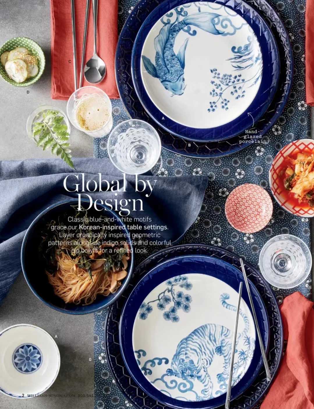 This set of four blue and white porcelain plates with dragon, tiger, and crane motifs brings auspicious charm to your home decor.T260304