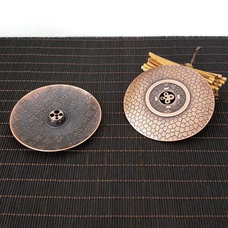 Incense Tray with Hundred Blessings Pattern brings luck and elegance to your home interior decoration.T260304
