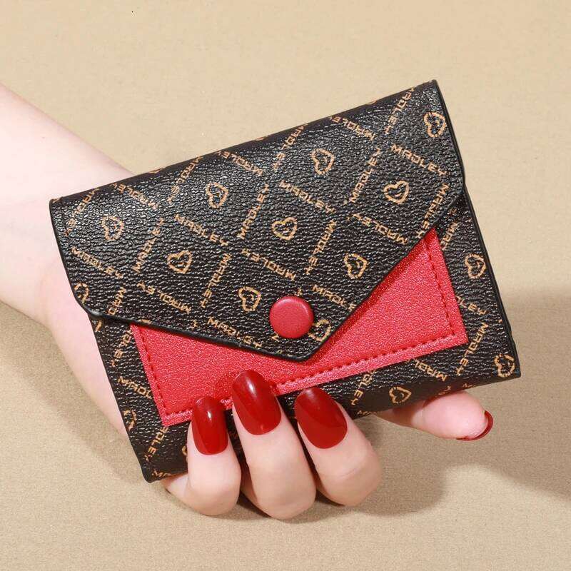 Trifold Clutch Coin Purse, Minimalist Credit Card Holder, Women's Casual Retro Classic Wallet C260304