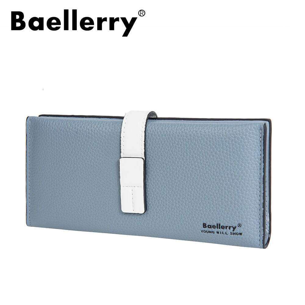 Elegant Women Long Zip Wallet Baellerry Large Capacity RFID Blocking Multi Card Holder Phone Case Clutch Purse C260304