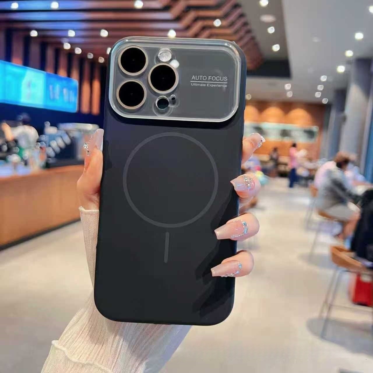 Compatible with iPhone Pro Max Phone Case Instantly Transforms into 16 Large Window Liquid Silicone Apple 17 Magnetic Protective Cover