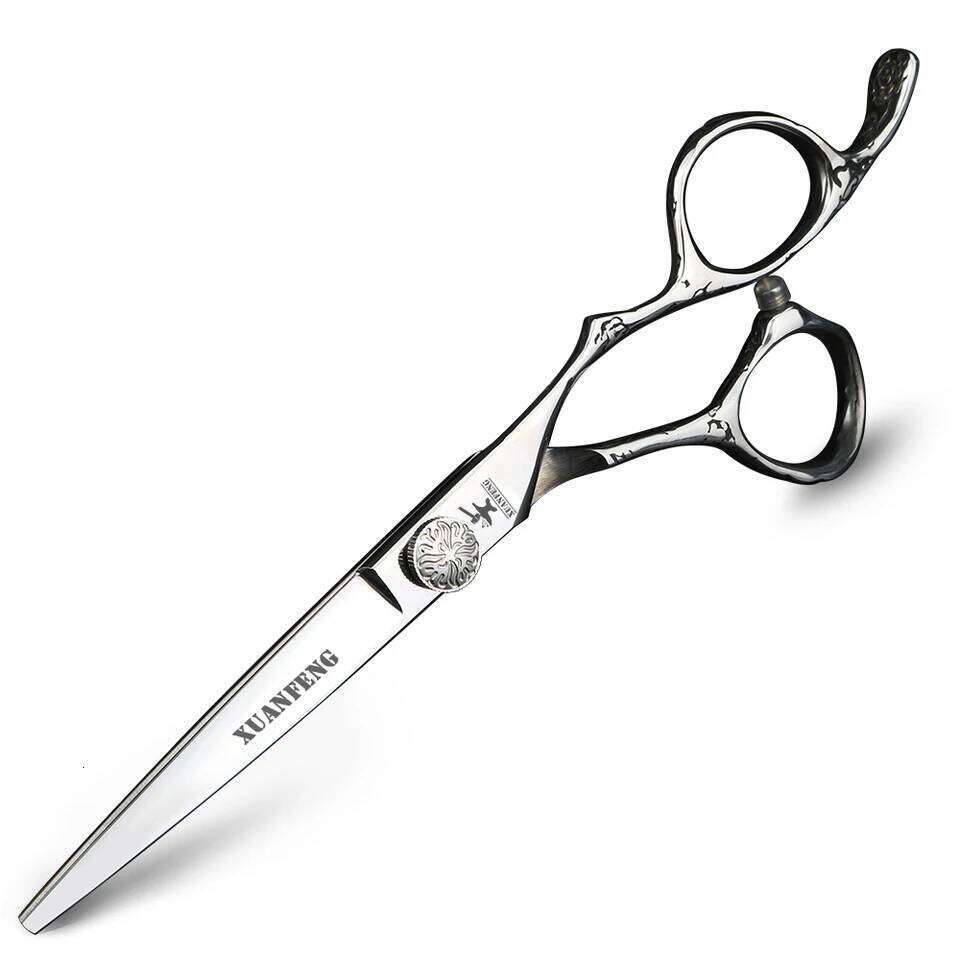 XUANFENG black Mirror Hair 6-inch JP440C Barber Cutting and Thinning Scissors Very Cool H260303