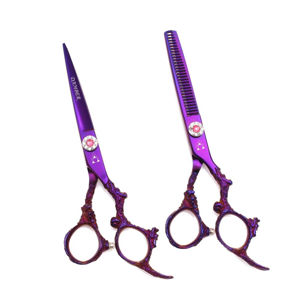 5.5 6.0 Hair Professional High Quality Barber Thinning Hairdressing Scissors Cutting Shears Haircut 440C 9005# H260303