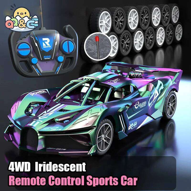 4WD RC Sports High Speed Remote Control Mini Scale Model Vehicle Electric Drift Racing Car Toys for Boys Kids Back to School Z260303