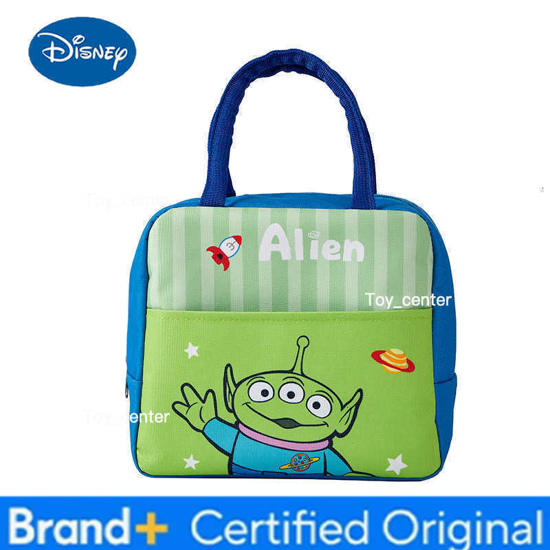 Cute Disney Lotso Thermal Lunchbox Bag Cartoon Camping Picnic Bag Student School Waterproof Oxford Cloth with Lunch Bag Gift H260304