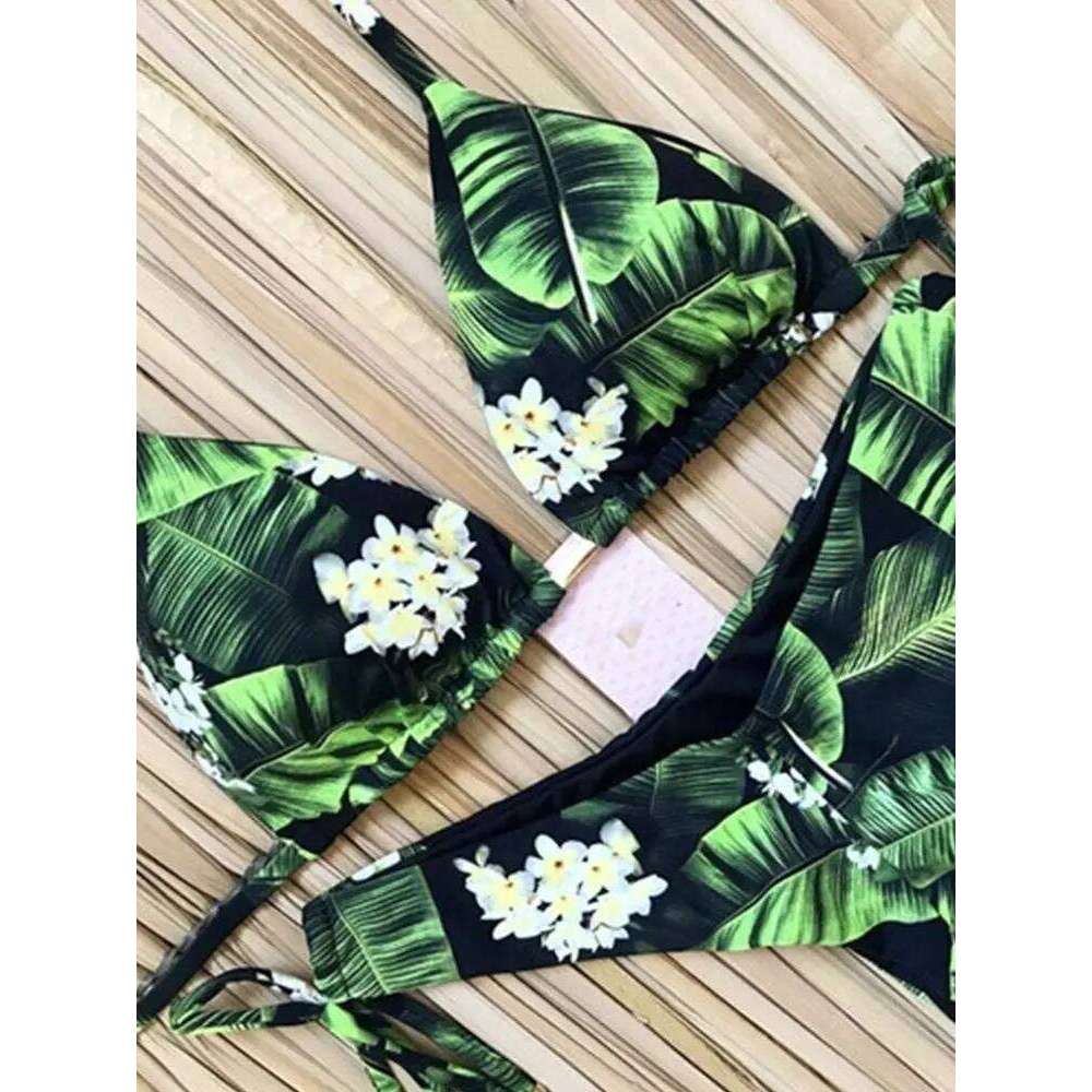 Sexy Bikinis 2020 Women Swimsuit Bandage Halter Beach Wear Bathing suits Push Up Swimwear Female Brazilian Bikini Set Y260303