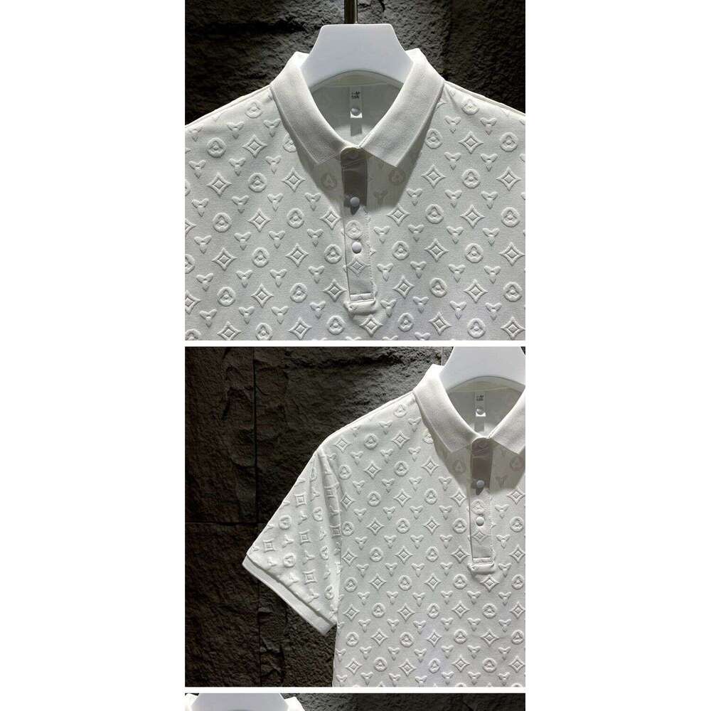 High-End Men's Niche Short-Sleeve Summer New Polo Shirt Fashion Trendy Brand Thin T-Shirt Luanyun