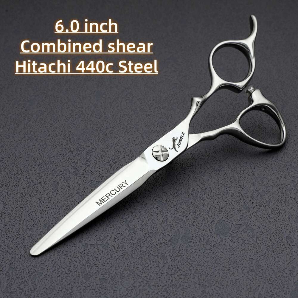 JUGU Professional hairdressing Japan 440C steel Barber scissors Set of 6.0-6.5-6.8 inch High quality barber accessories H260303
