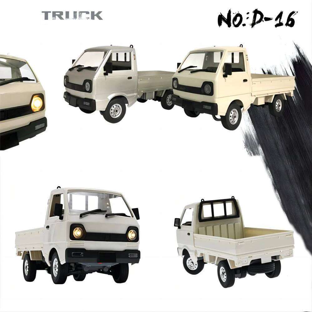 1/10 Wpl D12 Rc Car Simulation Drift Climbing Truck Led Light On-road Haul Cargo Remote Control Electric For Children Gifts Toy Z260303