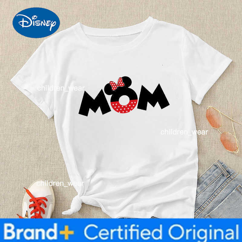 Disney Cartoon Men Tops Family Mickey Mouse Women T Shirt Dad Mom Son Daughter Clothing Fashion Bro Sis Summer Family T-shirts H260304