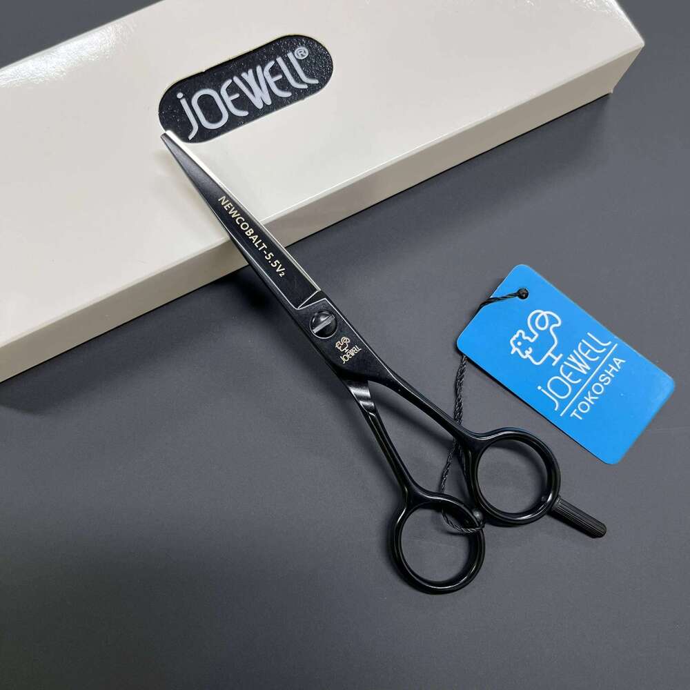 Japan JQEWELL Chicken Brand High-end Professional NC-50 NC-55 Small Black Structural Scissors 5.5 Inches H260303