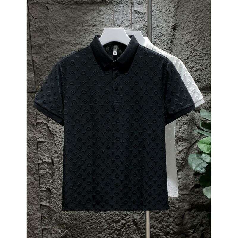 High-End Men's Niche Short-Sleeve Summer New Polo Shirt Fashion Trendy Brand Thin T-Shirt Luanyun