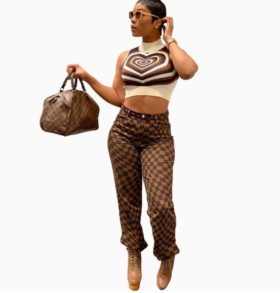 Fashion Summer Women's Pants Casual Mid-waist Jeans with Wide Legs Pants