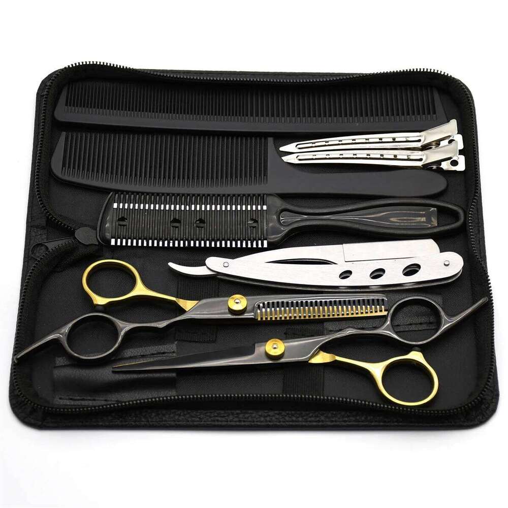 Professional Hairdressing JP Stainless Hair Cutting Thinning Shears Barber Scissors Haircut Set Dropshipping H260303