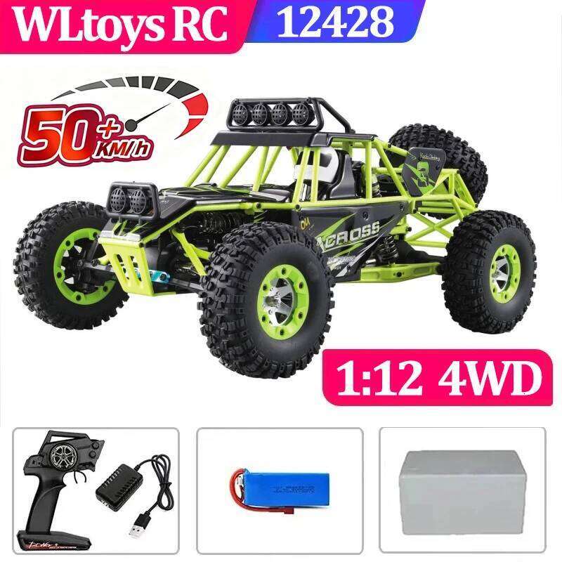 75 WLtoys 124016 124017 60 KM/H 144001 Electric 4wd Battery High Speed Atv Remote Control Drift Rc Cars for Adults Toys Z260303