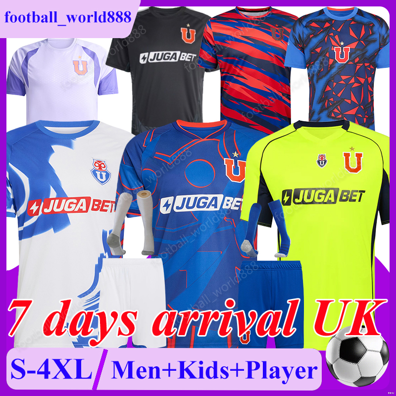 4XL Universidad de Chile 26 27 Soccer Jerseys VARGAS O.RIVERO 2026 Football Shirts ARANGUIZ ALTAMIRANO DIAZ football kits ASSADI POBLETE Men Kids Kit Socks Sets