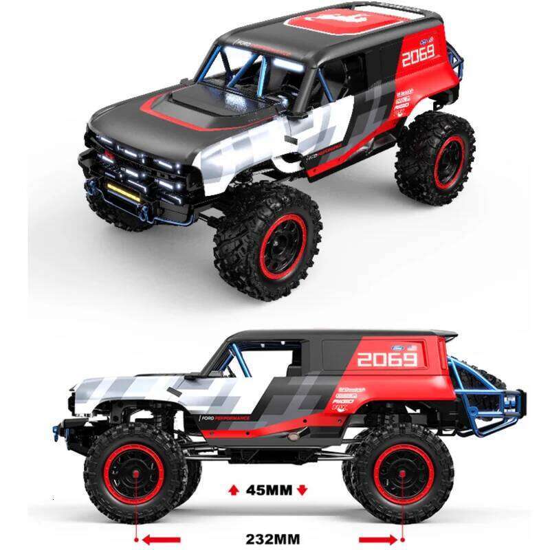 MJX H12P RC Alloy Large Scale Remote Control Electric Four-Wheel Brushless Drive Off-Road Climbing Car Toy Z260303