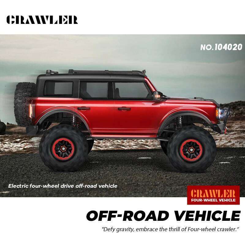 WLtoys 104020 1/10 Professional RC Car Off Road 4x4 2.4G 4WD Remote Control Climbing Cars 45mins Upgrade Version Adult Kids Toy Z260303