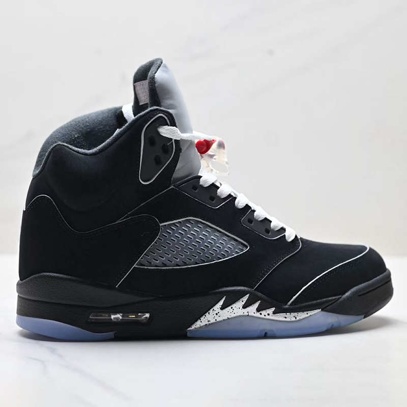 With box 5 Mens Basketball Shoe 5s Black Metallic Reimagined Wolf Grey Fire Red Medium Soft Pink Muslin Racer Blue Aqua Olive Midnight Navy Sneakers T