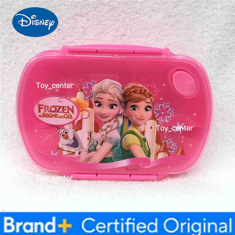 Snow Princess Lunch Box Anime Princess Cartoon Pink Lunch Box Portable Leak-proof Food Container Student Plastic Tableware H260304