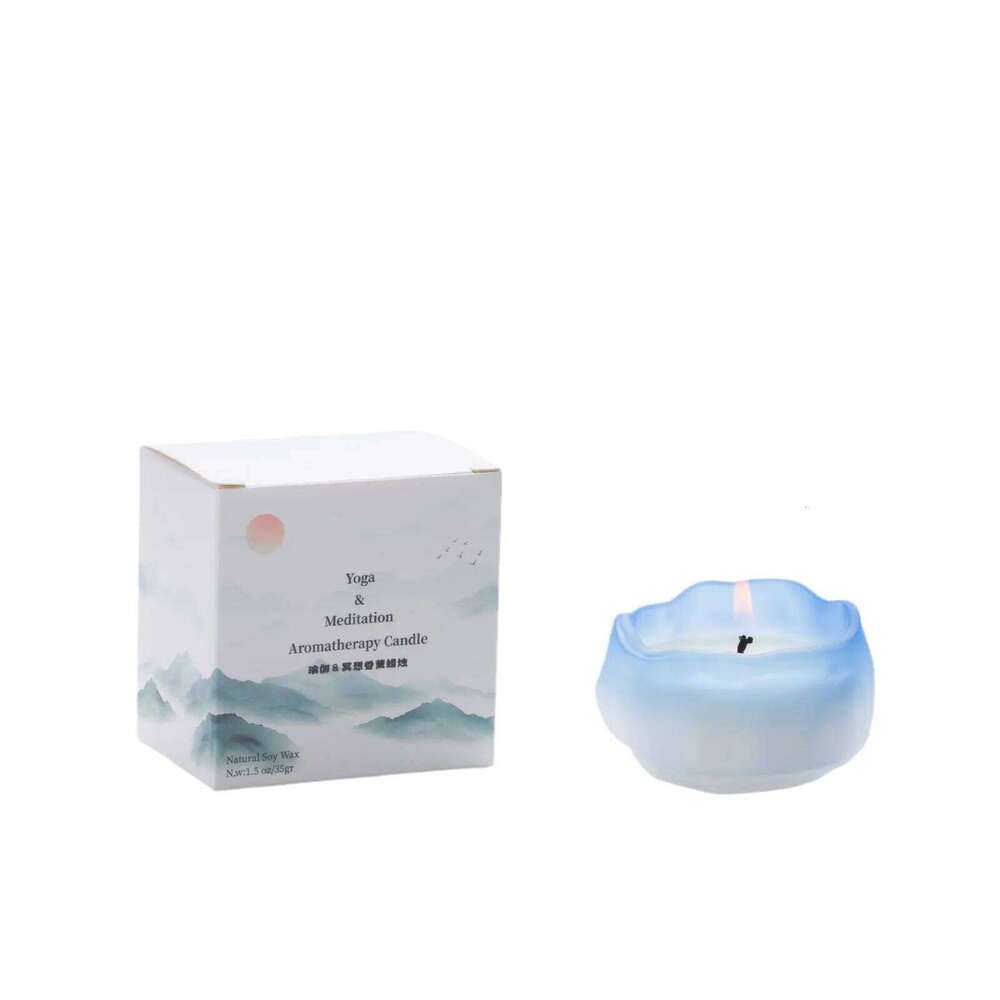 Soy Wax Scented Yoga Meditation Aromatherapy Candle Natural Portable Travel Candles in Tin Cans Perfect for Home Decor W260304