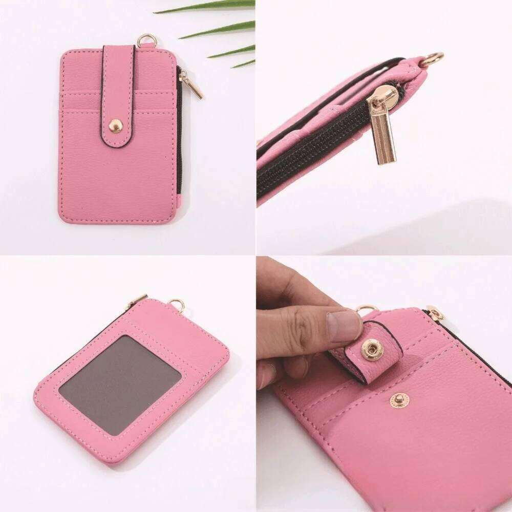 New PU Leather Boho Beaded Tassel Keychain Anti-Loss Wristlet Wallet Waterproof Storage Credit Card Holder Purse Women C260304