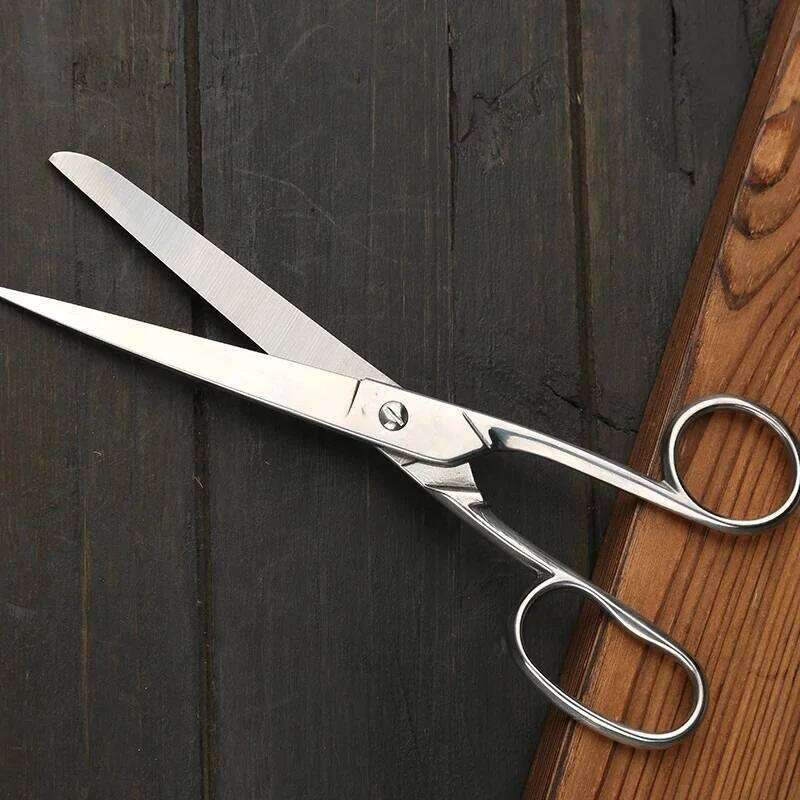 SHWAKK Durable Silver Embroidery Tailor Scissors Sewing Craft Thread Needlework Scissor Cutter DIY Fabric Dressmaker Shears H260303
